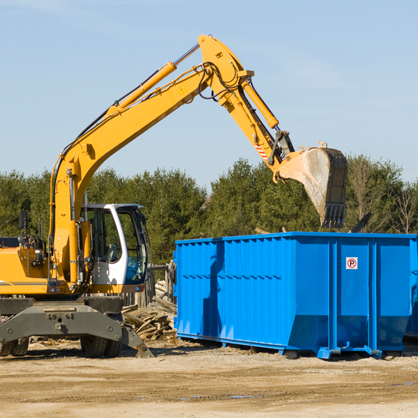 what are the rental fees for a residential dumpster in Vance SC